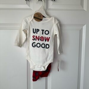 Chick Pea 3-6 Month Fleece Matching Outfit Set